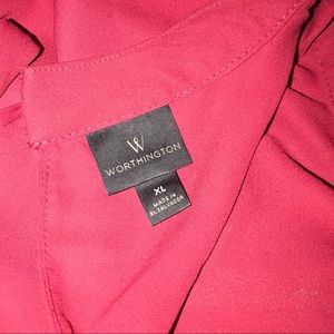 Worthington Tops - 💰MAKE AN OFFER💰 Worthington Bow-Back Blouse Worthington Tops - 💰MAKE AN OFFER💰 Worthington Bow-Back Blouse